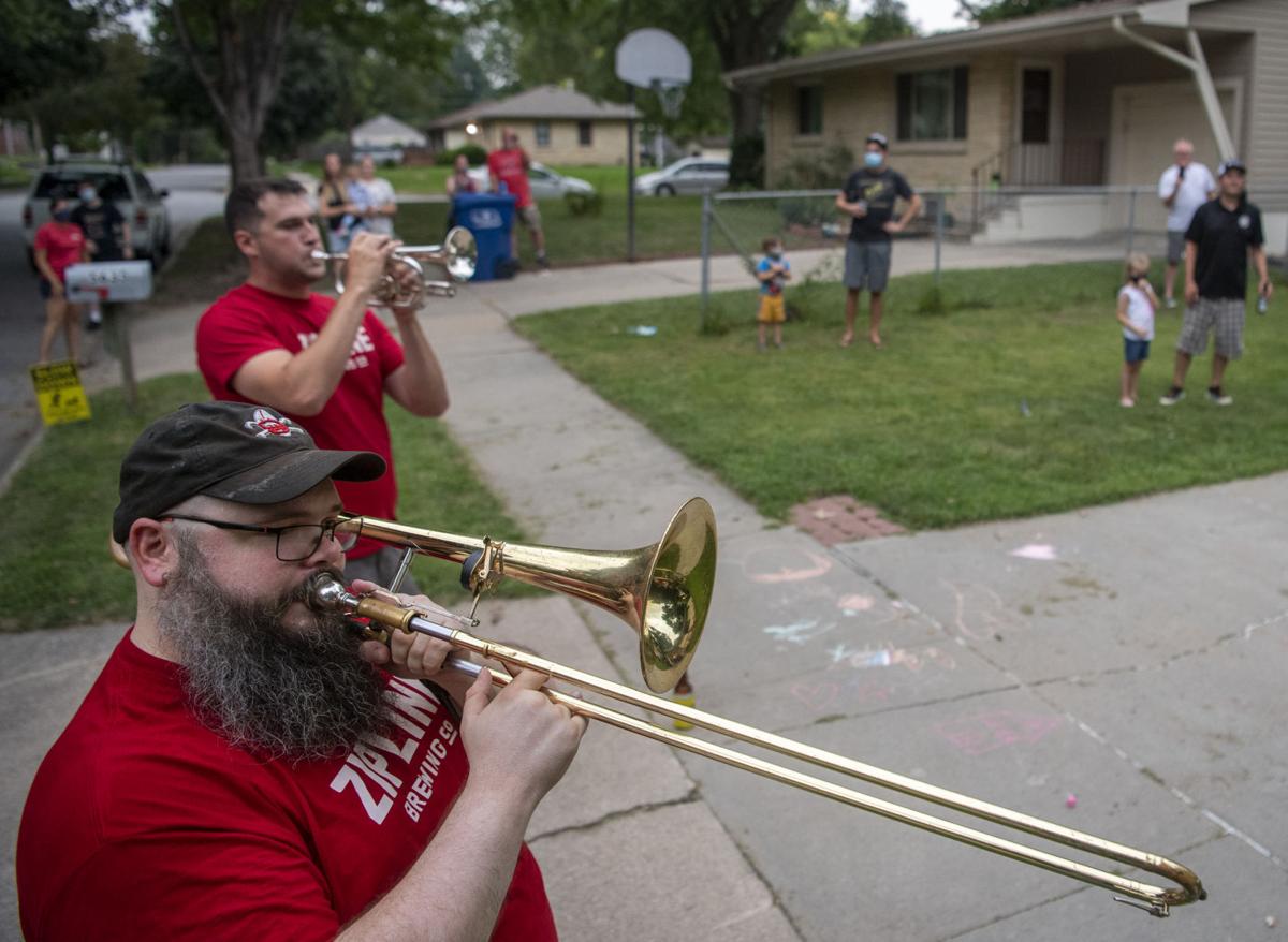 Brass band brings beers and brats