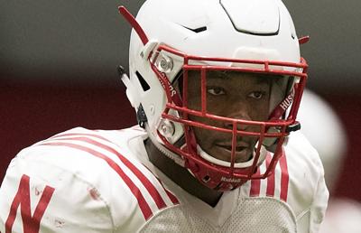 Nebraska football practice, 4.3.2019