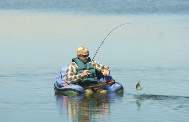 Float tubes an effective conveyance for anglers