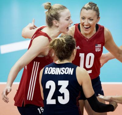 USA volleyball vs. Italy, 5/17/18