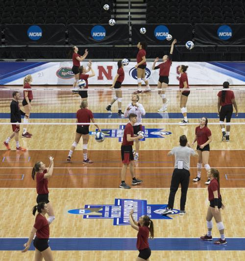 Nebraska volleyball, NCAA Final Four practice, 12/13/17