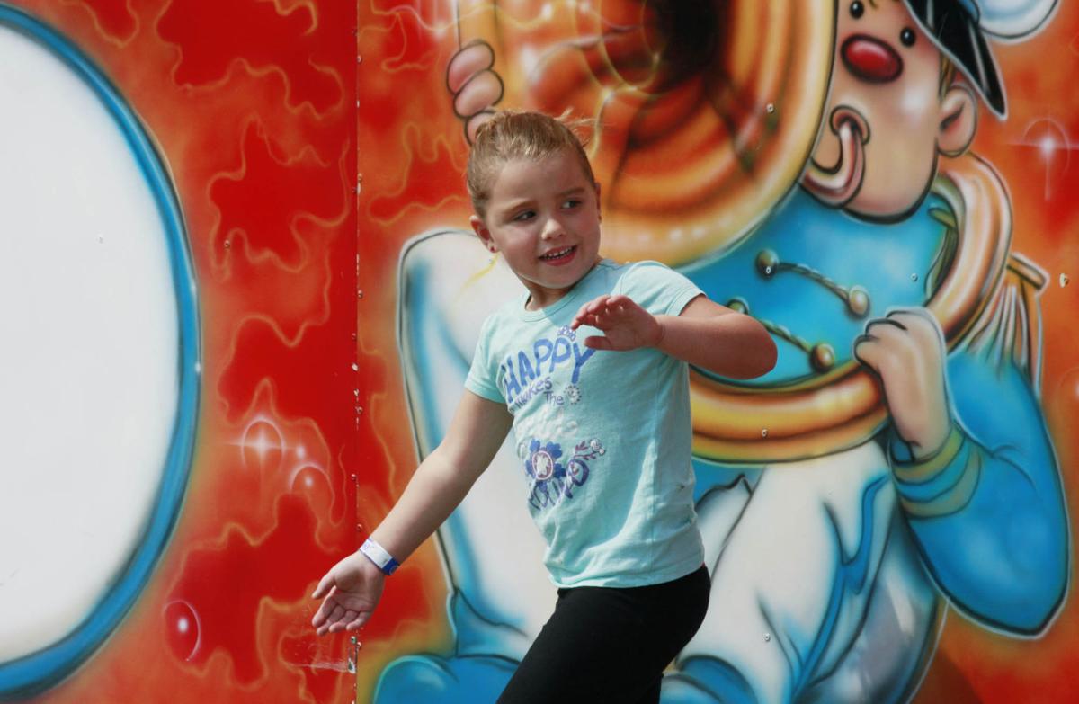 At the fun house