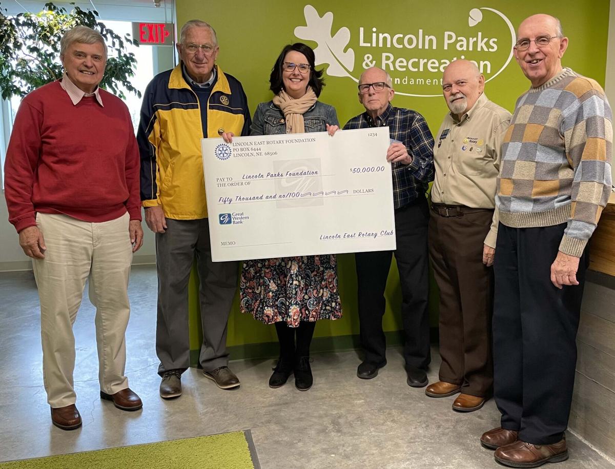 East Rotary donation to Parks Foundation
