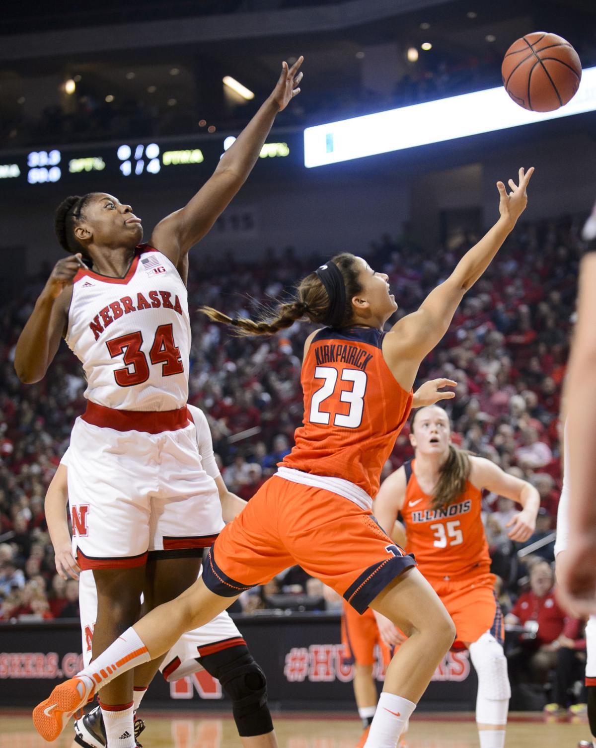 Photos Nebraska women's basketball team gets first conference win