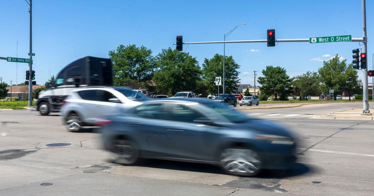 Photo: journalstar.com West O Street roundabouts, 6.15