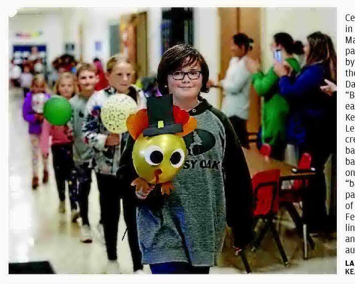 Central Elementary School in Kearney hosted a Mini Macy's Thanksgiving