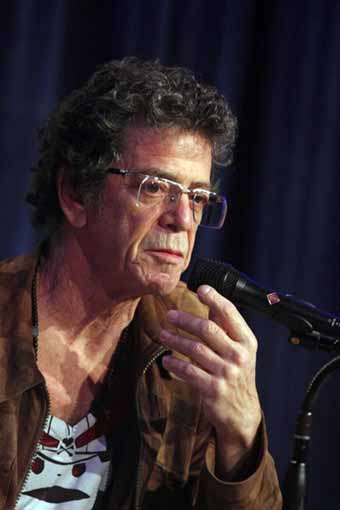 Lou Reed delivers keynote speech