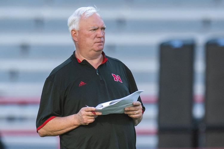 Nebraska football practice, 8.10