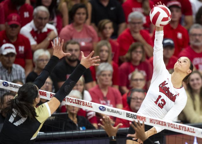 ‘Out of sync’ Nebraska volleyball comes on late to beat Purdue in Top