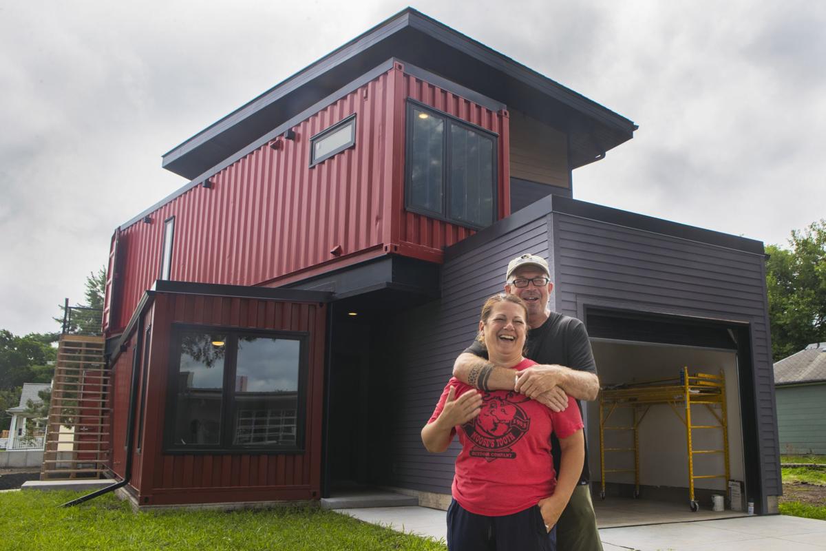 Totally Different Lincoln S First Container Housing Nearly Done Home Garden Journalstar Com