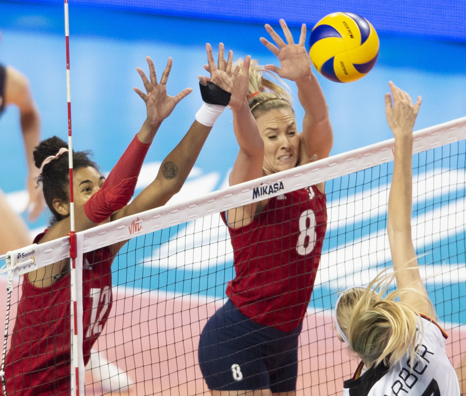 Photos: Team USA Defeats Germany In Volleyball Nations League At ...