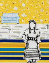 “Wótehiŋda, Wóawaŋyaŋke, Wóohoda: Love, Care, Respect” by Angela Two Stars