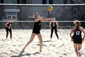 Nebraska beach volleyball plays first-ever outdoor match and has new player