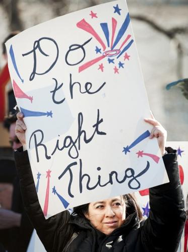 Immigration rally