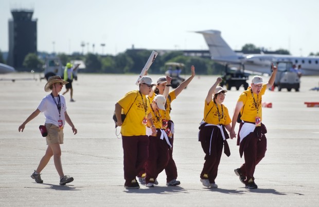 Special Olympics fly-in