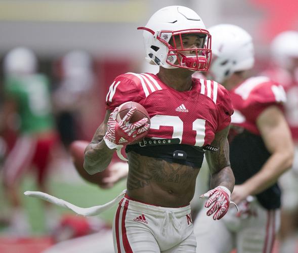 Nebraska football practice, 8/15