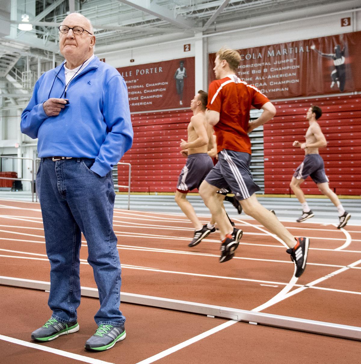 A lifetime of coaching track for NU's Maxwell — starting at 100 a