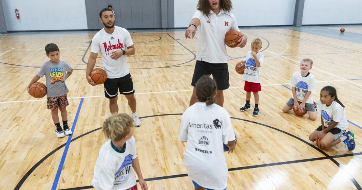 Boys and Girls Club partners with Nebraska basketball players to host youth camp