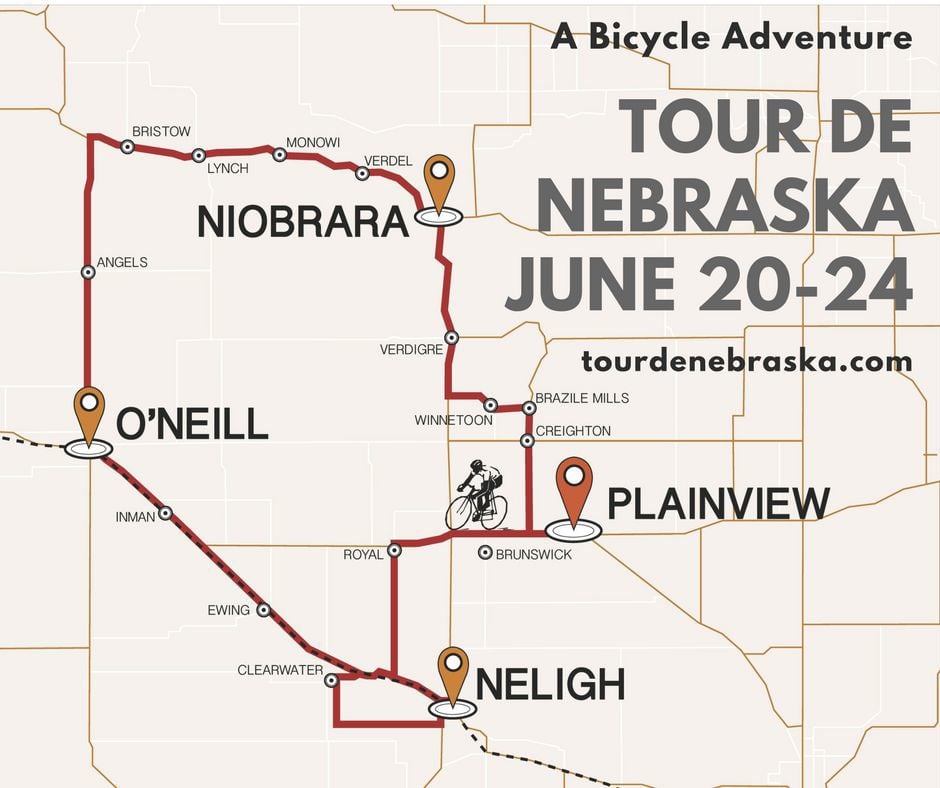 Tour de Nebraska bicycle tour is June 2024 Star City Sports