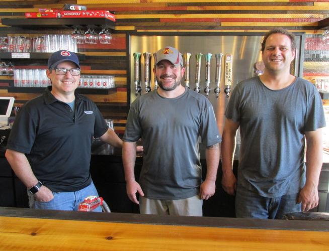 Backswing co-owners (from left) TJ Walker, Pat Simpson and Cory Sinclair