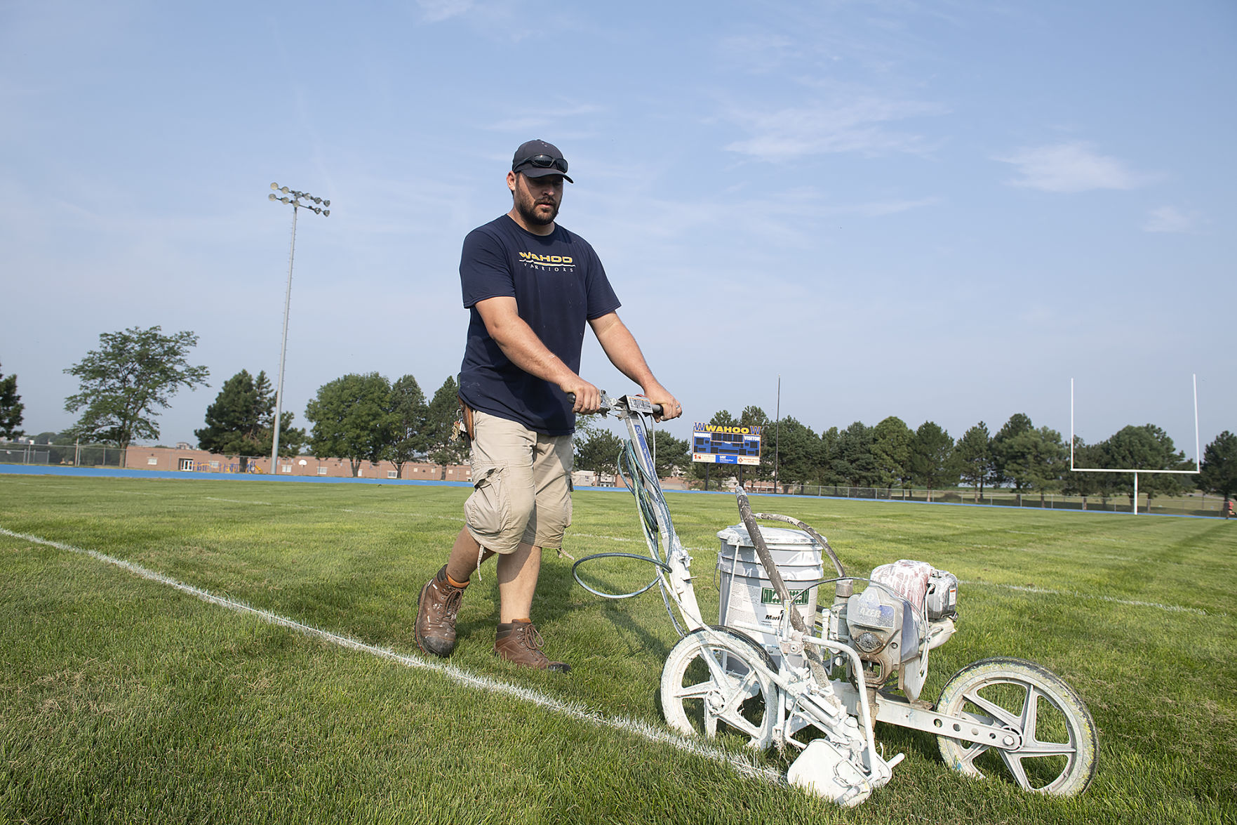 An inside look at how groundskeepers prepare the fields for Friday