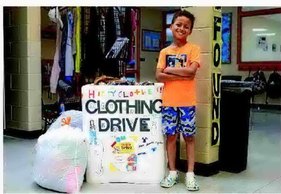 8-year-old Lincoln kid inspired to help community through clothing