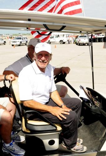 Harrison Ford arrives in Lincoln