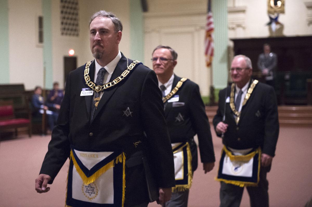 Lincoln Masonic lodge celebrates 150 years, is restoring paintings