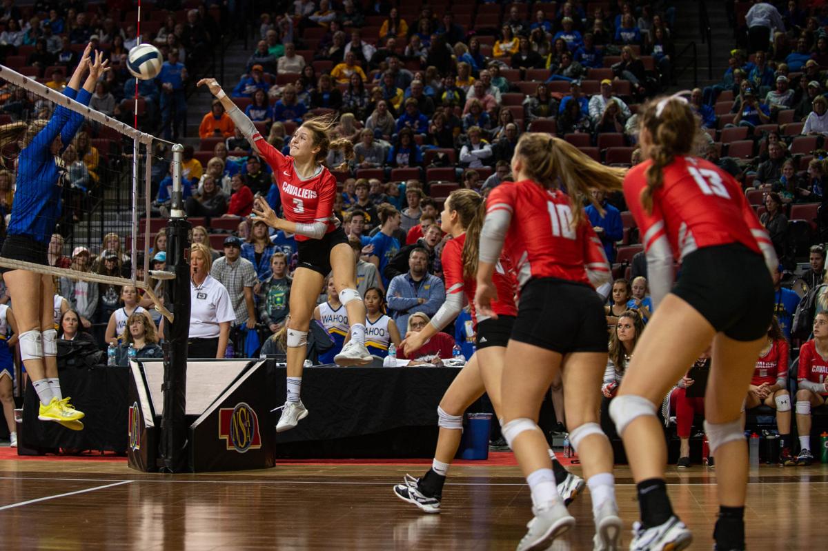 State Volleyball For Bishop Neumann The Class Setting Is New
