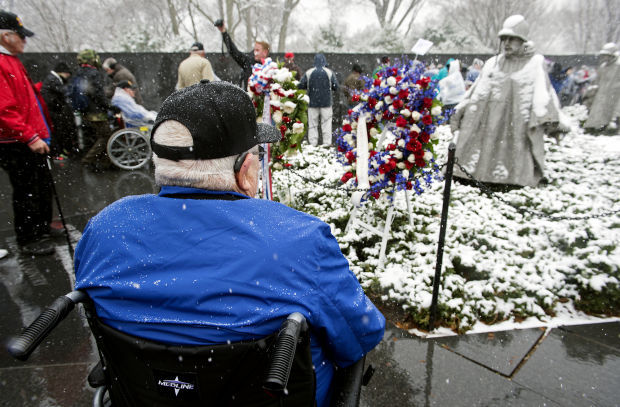 Korean War Honor Flight, 03/25/2014