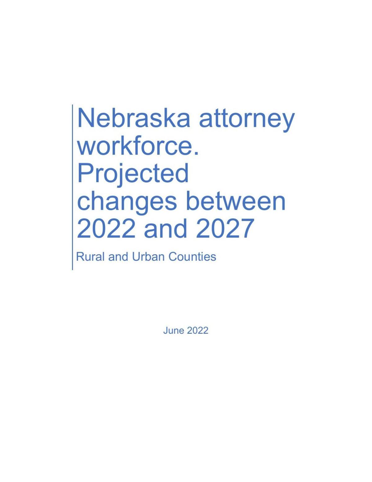 Read the report on Nebraska's attorney workforce