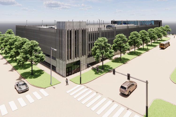 County-City Building parking lot