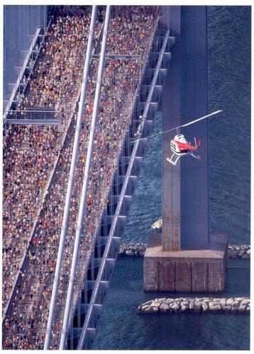 New York Marathon overhead