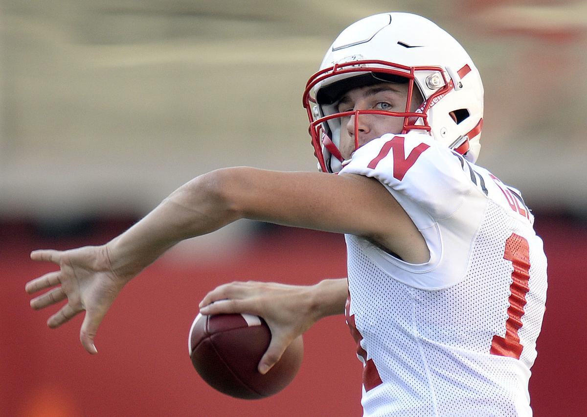 Nebraska football practice, 8/17/17