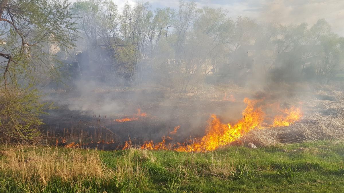 Teenagers start grass fire after lighting off fireworks in south