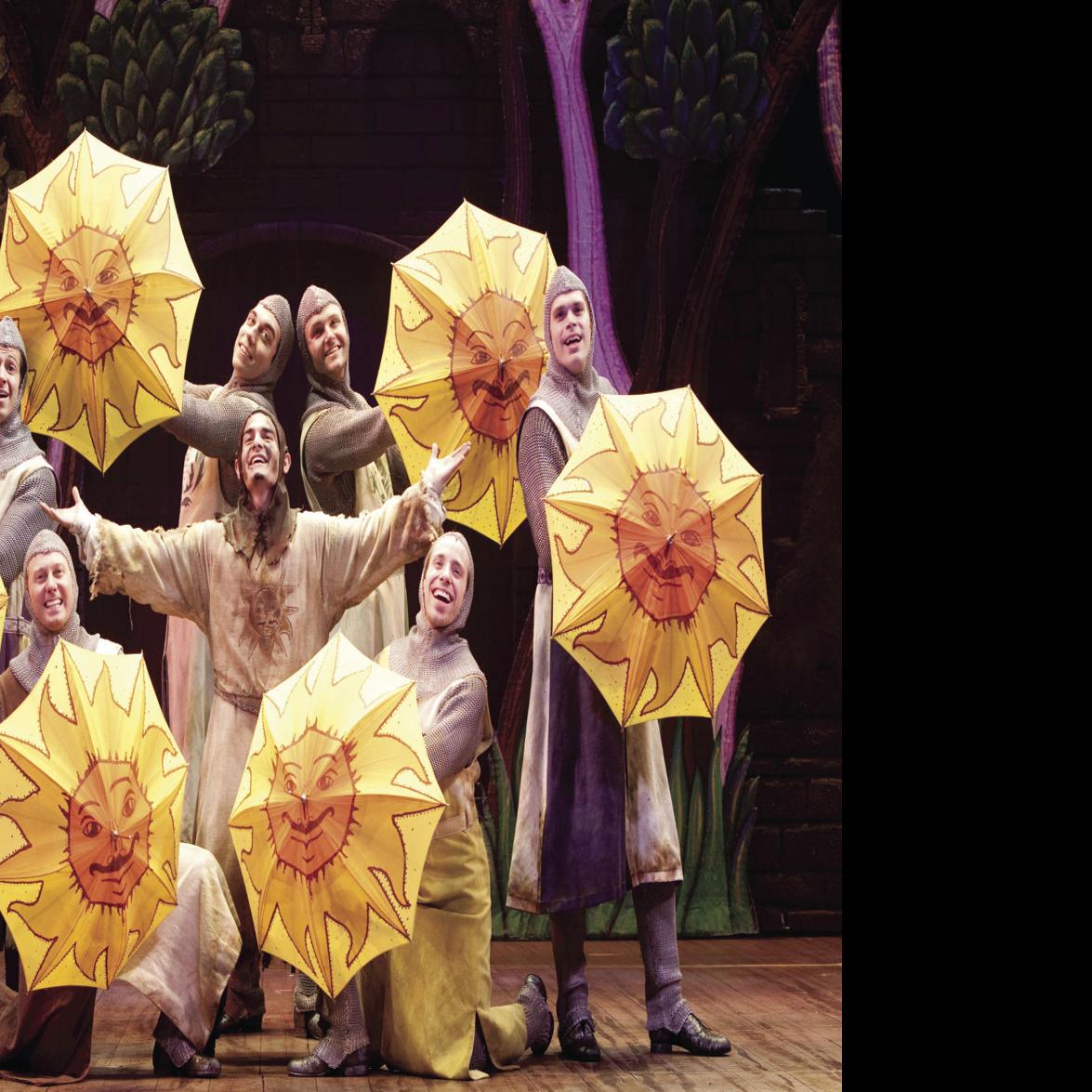 Hilarious Monty Python S Spamalot Skewers Broadway King Arthur And Selfies Theater Journalstar Com