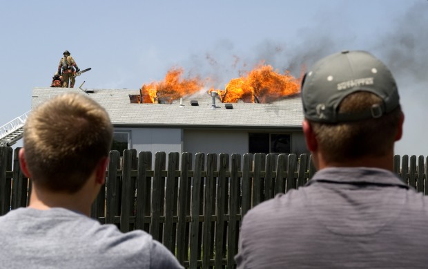 Fire at 5125 W. Sparrow Lane