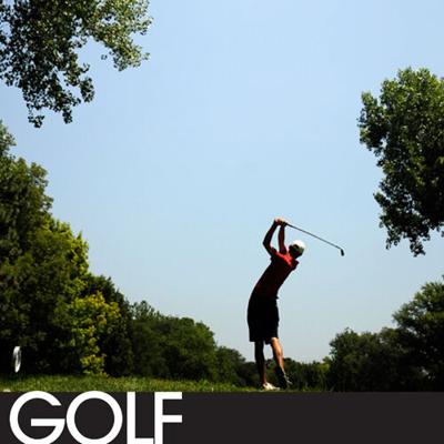 NU Husker men golf logo