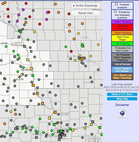 Flood warning out for Nebraska City and Brownville Local
