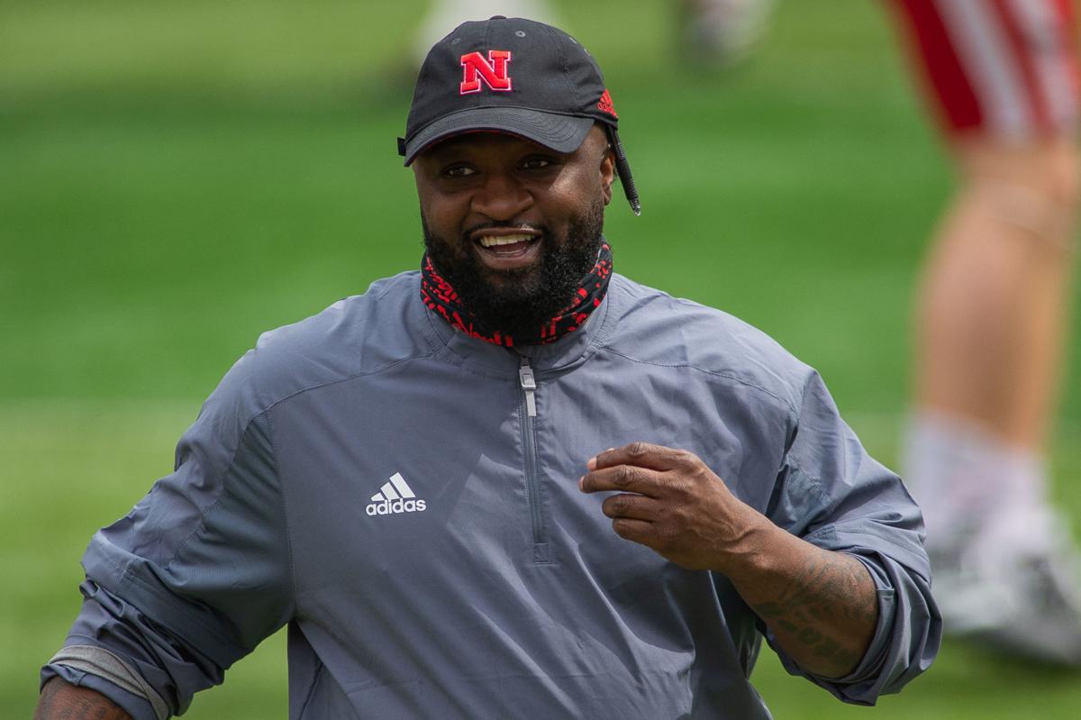 Nebraska football practice, 4.17