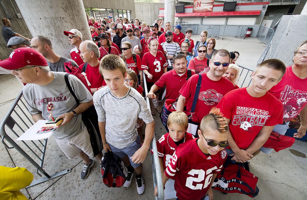 Photos Nebraska Football Fan Day Football Galleries