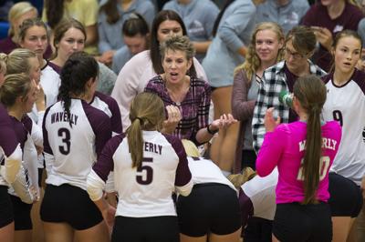 Prep volleyball: Waverly vs. Wahoo, 10/2