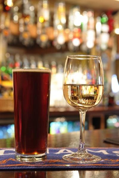 Beer, wine