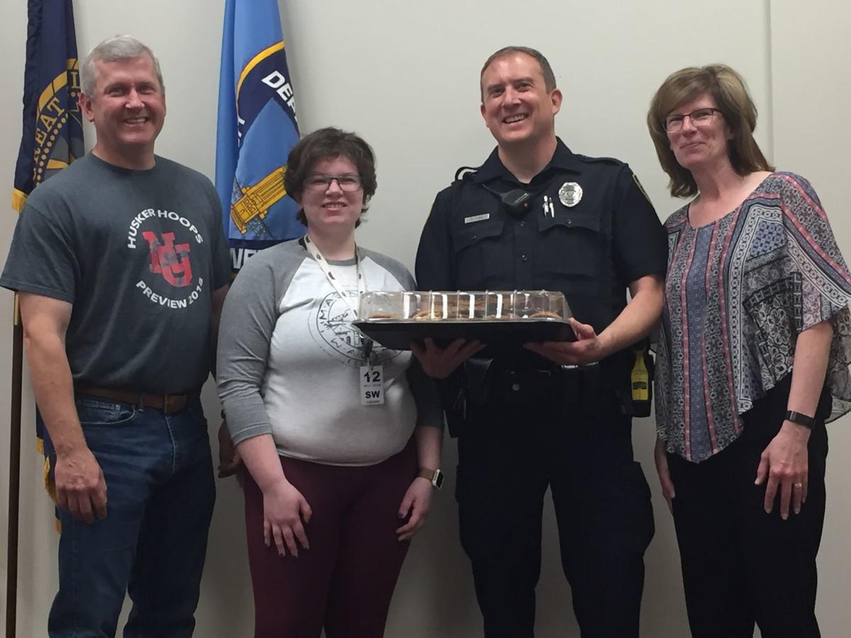 Lanham family and Officer Ward
