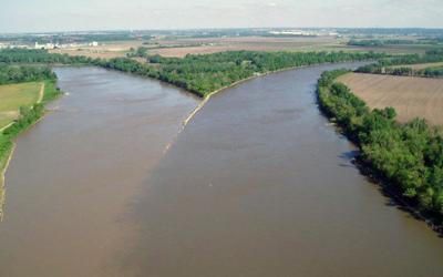 The mouth of the Platte
