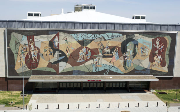 Pershing Center mural