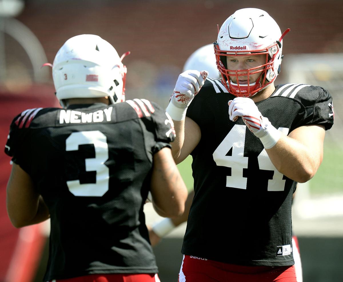 Nebraska football practice, 8/29/17