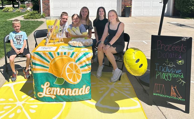 Inclusive playground lemonade fundraiser