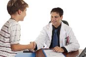 therapist and boy
