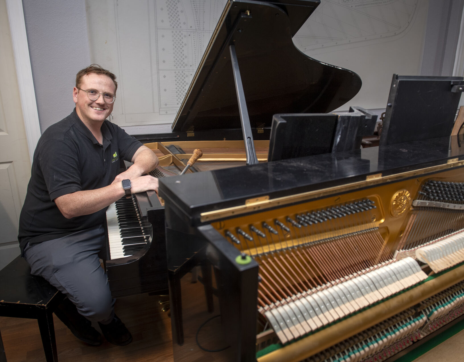 Beatrice native finds his calling in refurbishing pianos